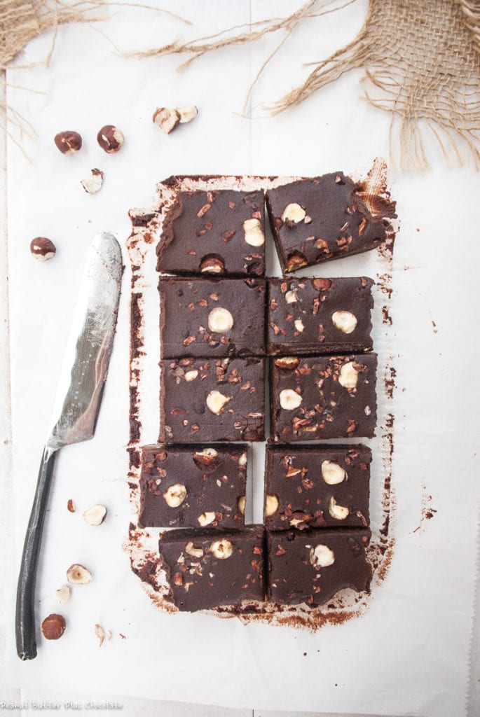 Healthy Chocolate Hazelnut Date Brownies — Peanut Butter Plus Chocolate