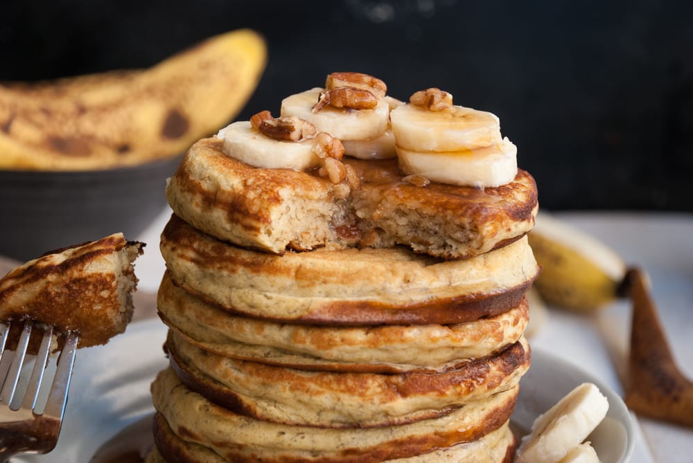 Healthy Banana Bread Pancake