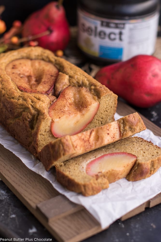 Healthy Red Pear Banana Bread — Peanut Butter Plus Chocolate