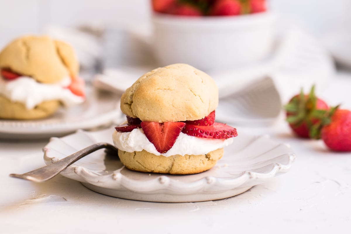 Gluten Free Strawberry Shortcake Biscuits