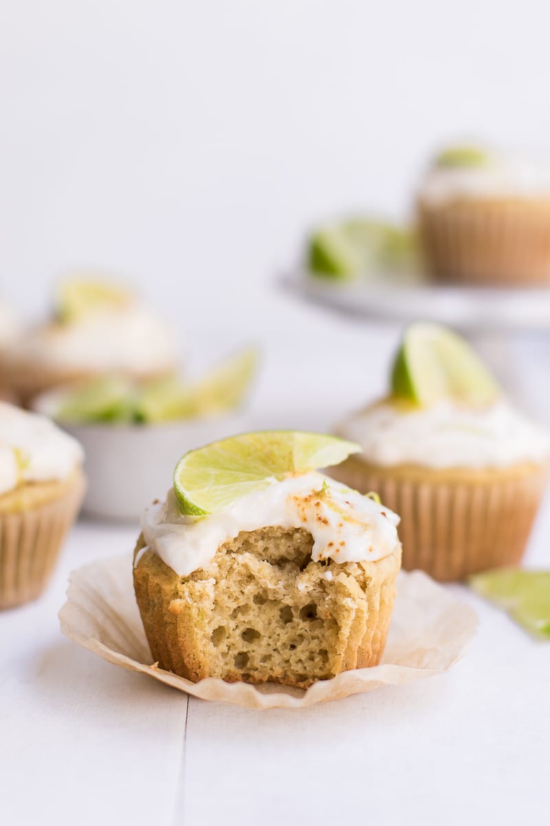 Healthy Key Lime Cupcakes