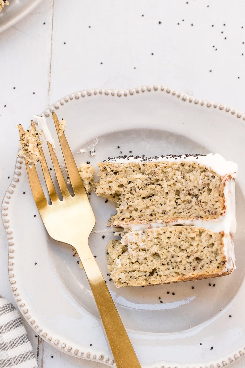 Healthy Humming Bird Cake with Cream Cheese Frosting