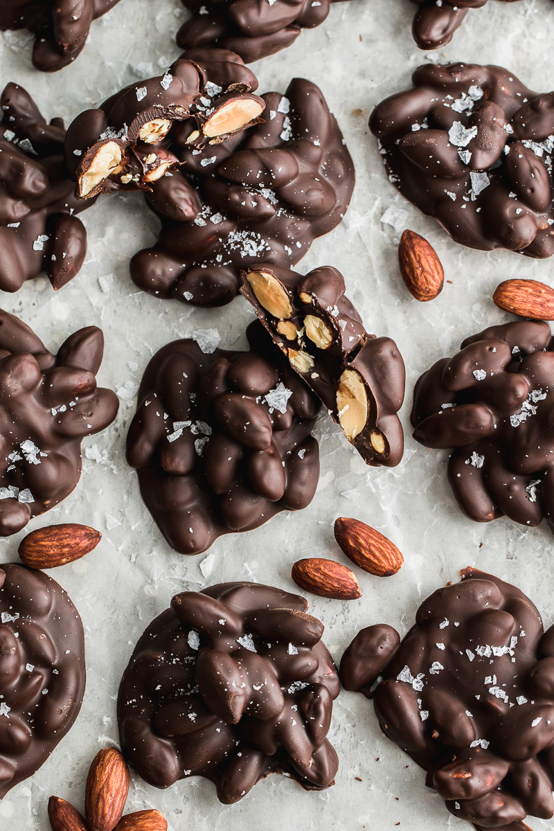 Easy Chocolate Covered Almonds Peanut Butter Plus Chocolate