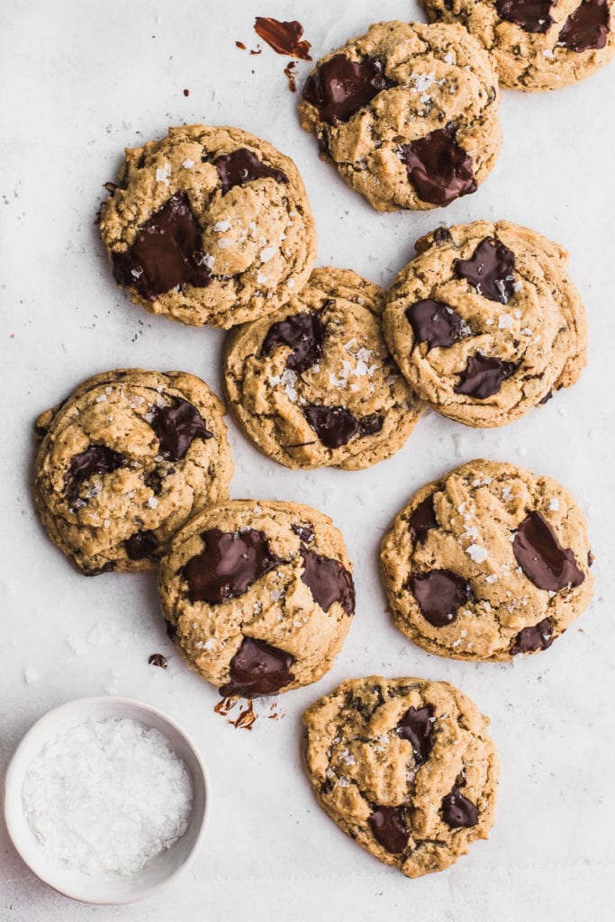 Vegan Chocolate Chip Cookies | Peanut Butter Plus Chocolate