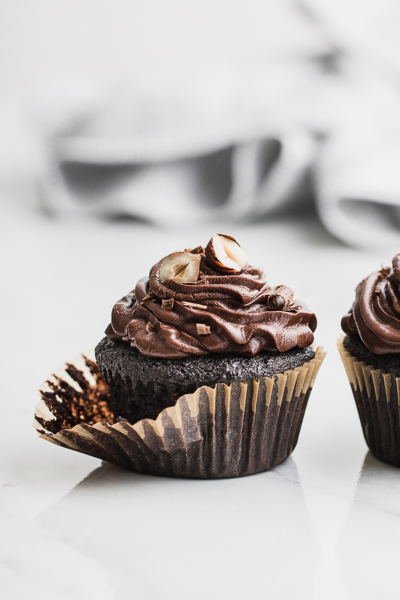 Chocolate Hazelnut Cupcakes with Oster HEATSOFT Technology