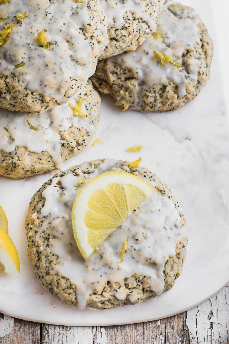 lemon poppy seed scone