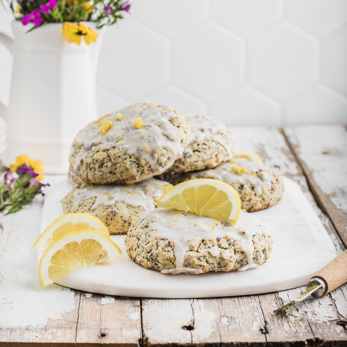 Lemon Poppy Seed Scones Peanut Butter Plus Chocolate