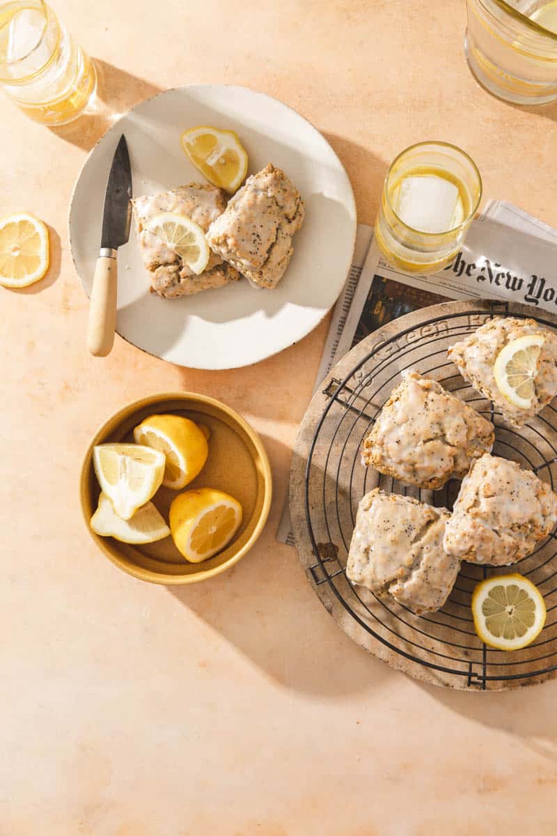 gluten free lemon scones