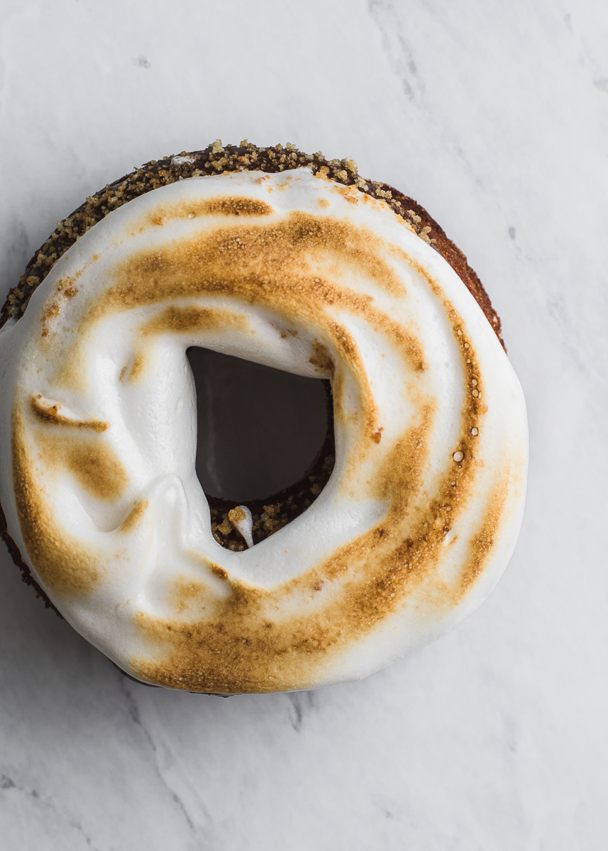 one giant s'mores donut