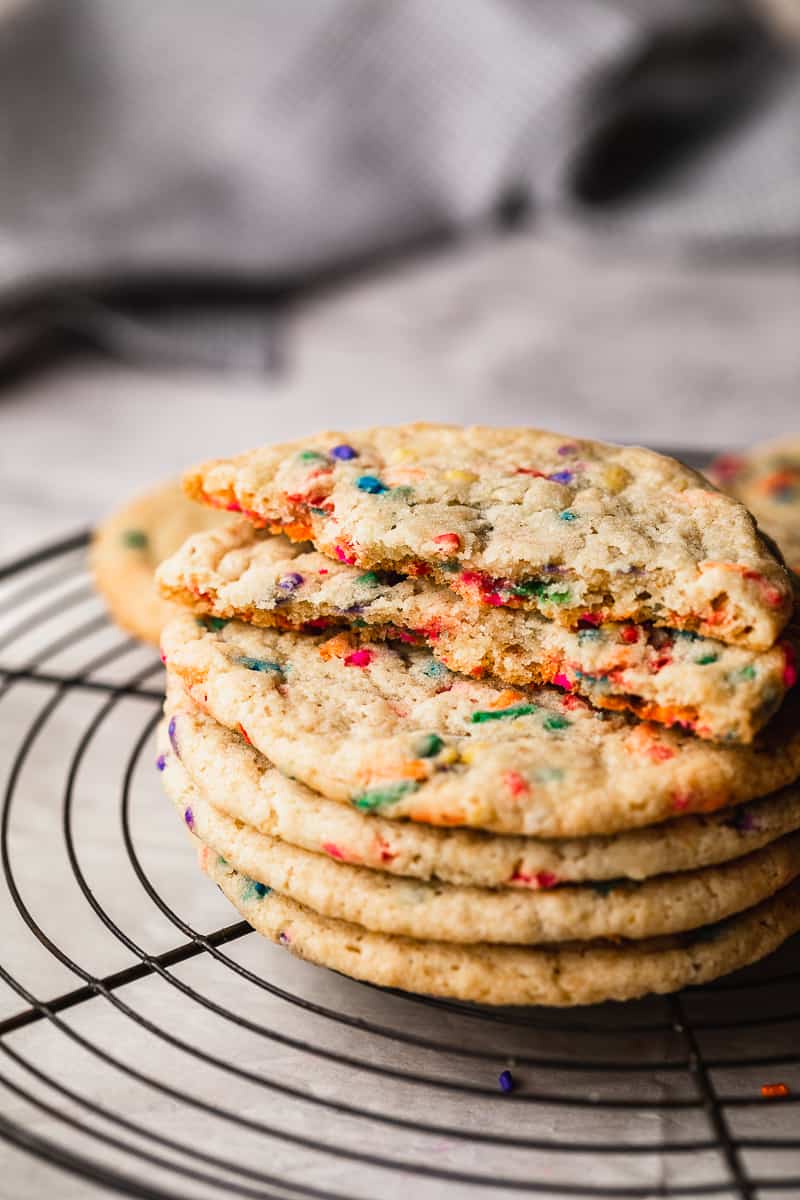 vegan birthday cake sugar cookies