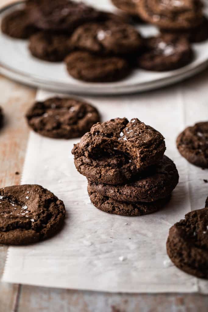 Vegan Chocolate Brownie Cookies | Peanut Butter Plus Chocolate