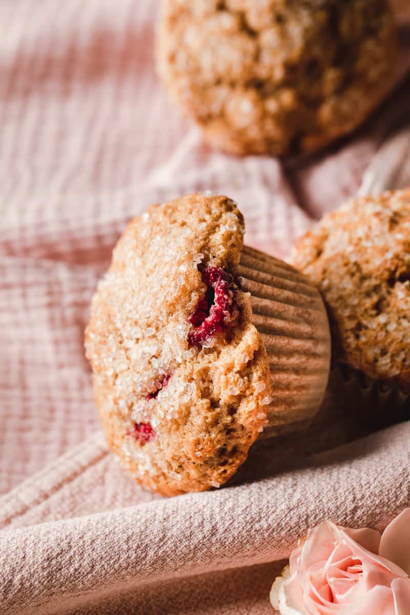 whole wheat vegan raspberry muffin recipe