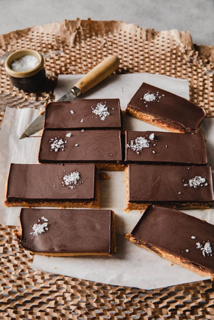 Healthy Peanut Butter Bars No Bake | Peanut Butter Plus Chocolate