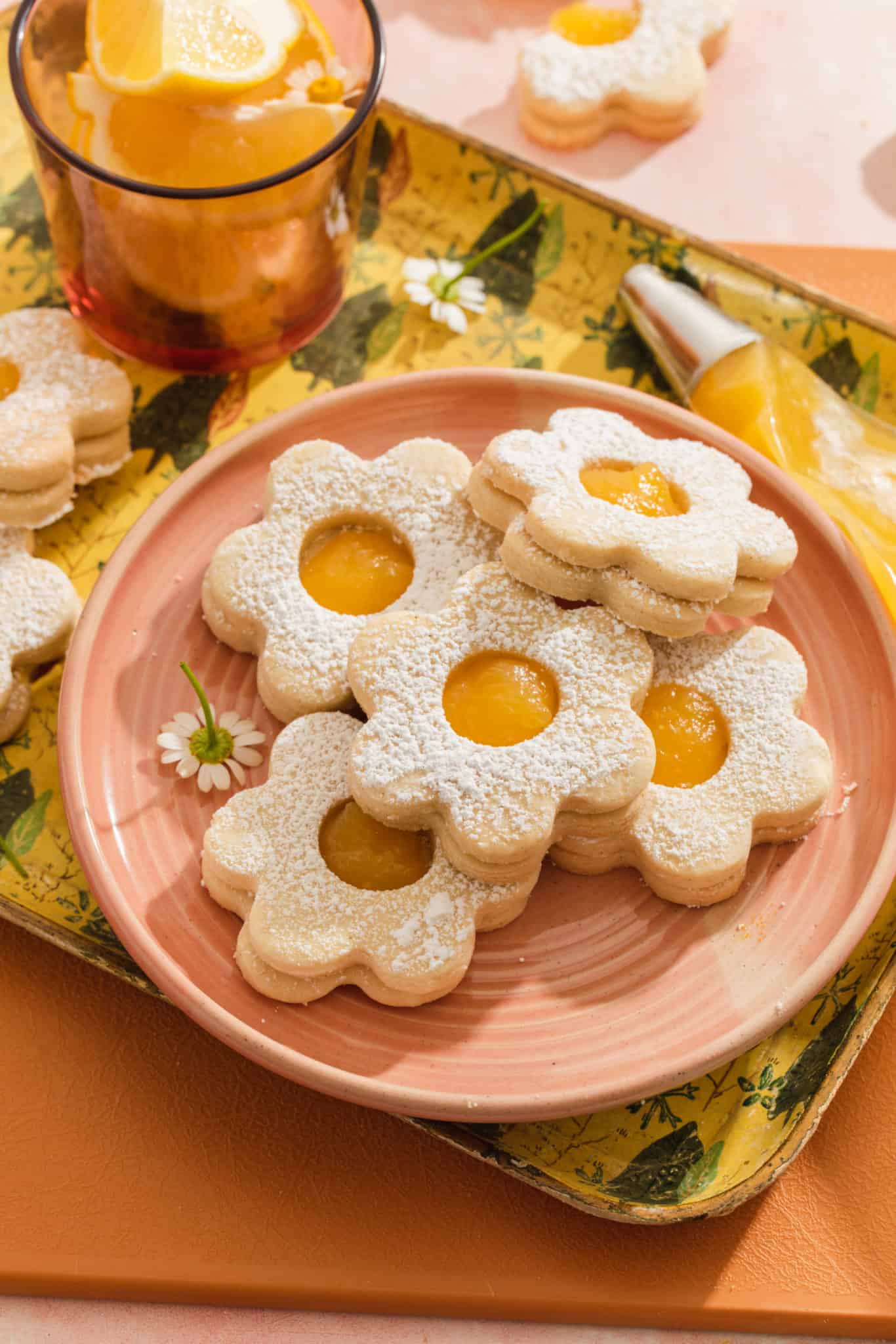 Lemon Curd Shortbread Cookies Peanut Butter Plus Chocolate