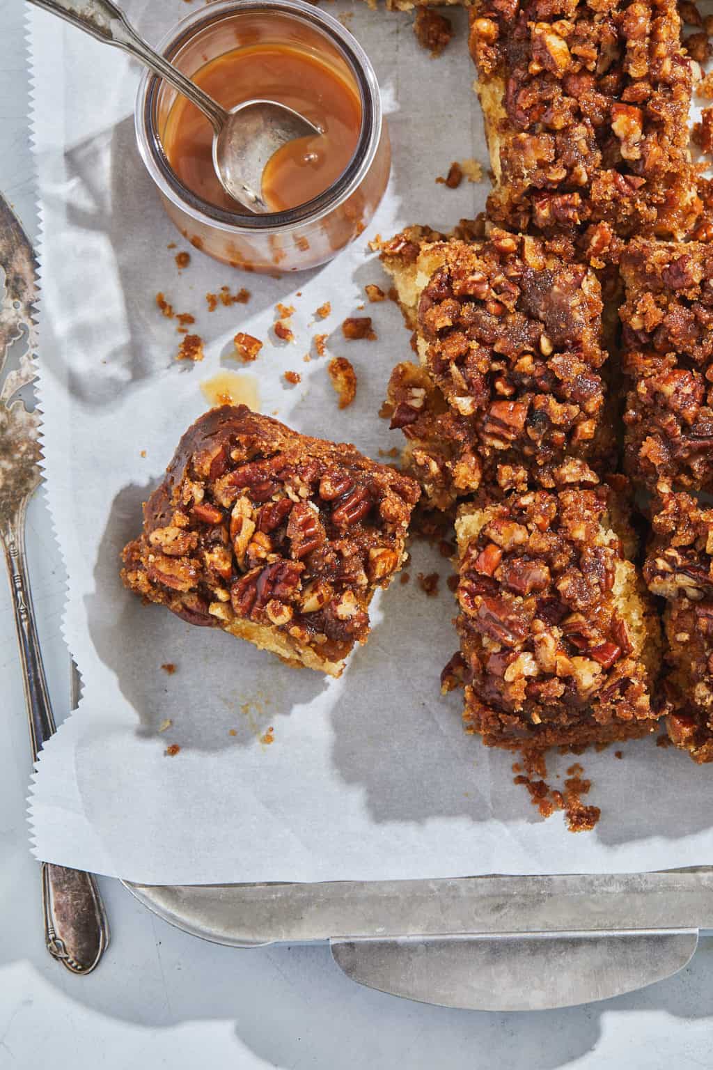 Easy Pecan Upside Down Cake | Peanut Butter Plus Chocolate